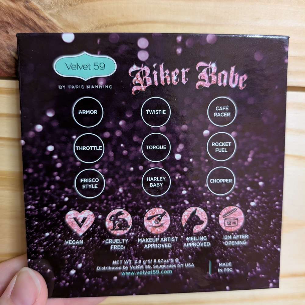Velvet Biker Babe Eyeshadow Palette - Picture 3 of 3